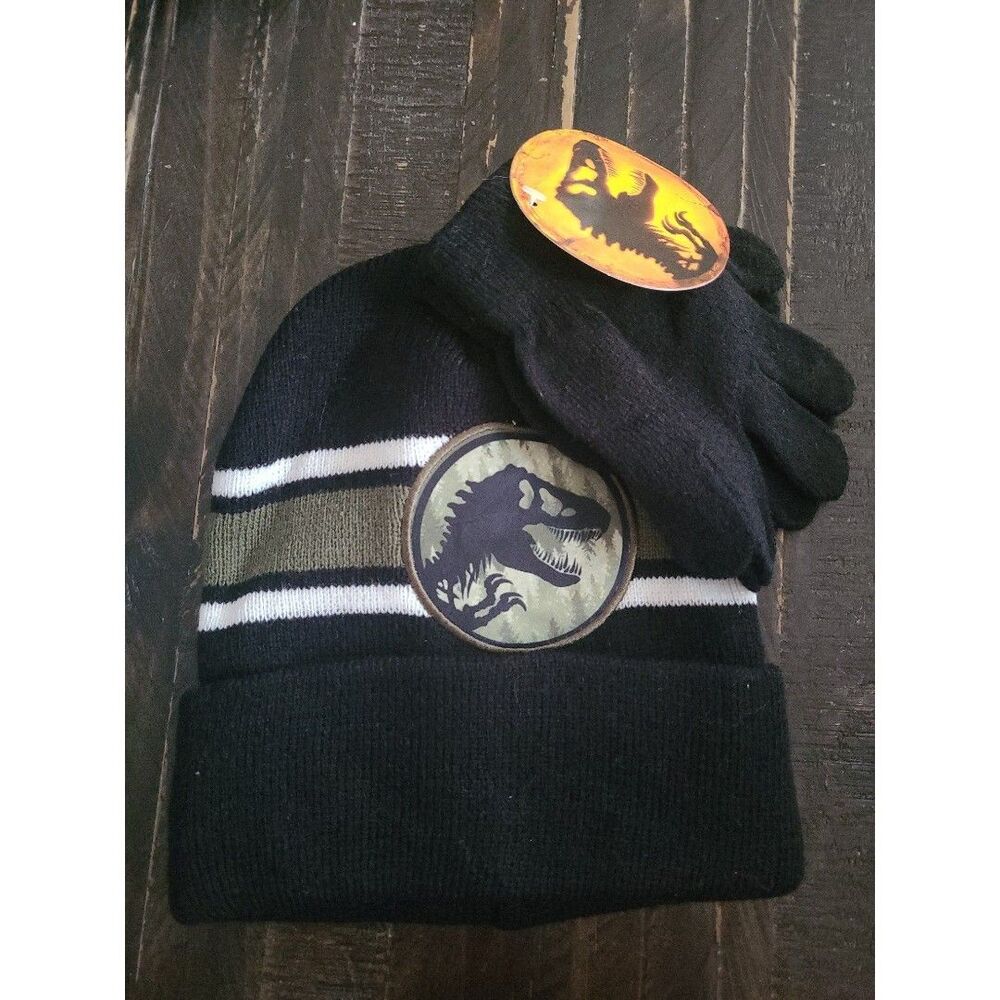 Jurassic World Hat And Gloves Set Kids